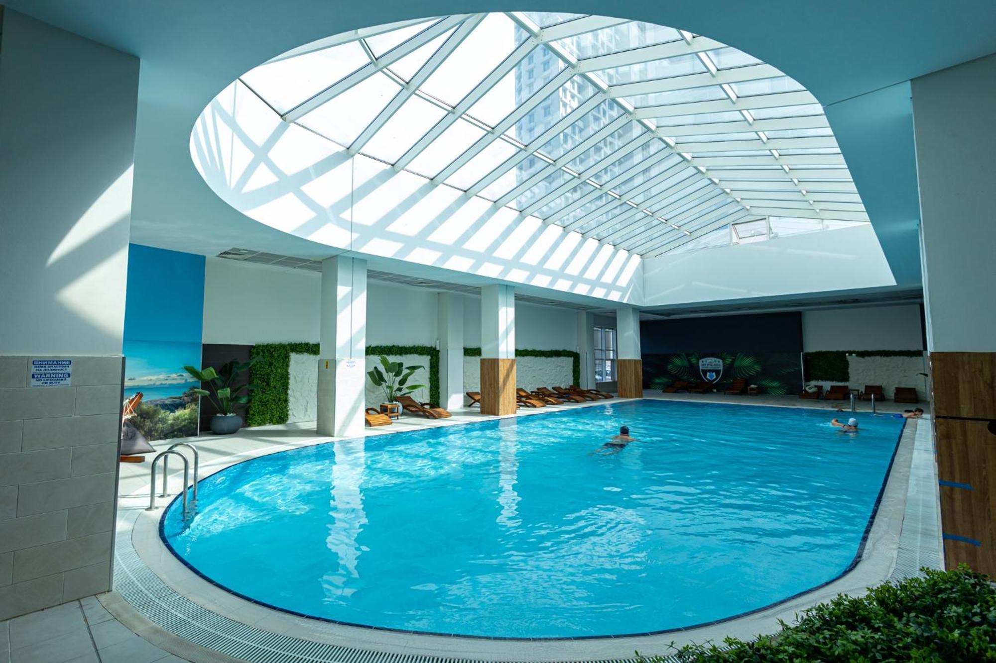 19Th & 18Th Floor Secure Apartments With Pool & Fitness & Parking Included In Price スコピエ エクステリア 写真